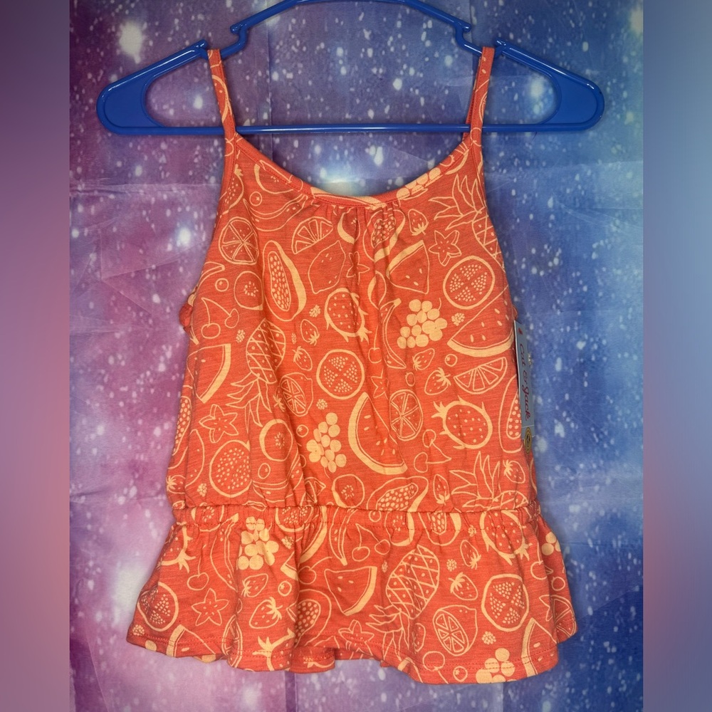 New cat & Jack fruit printed tank top 🛍